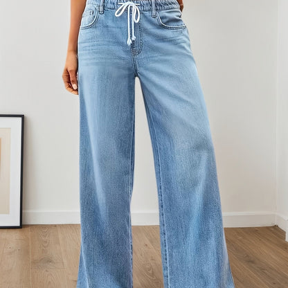 Mireille Stretch Wide-Leg Lounge Pants