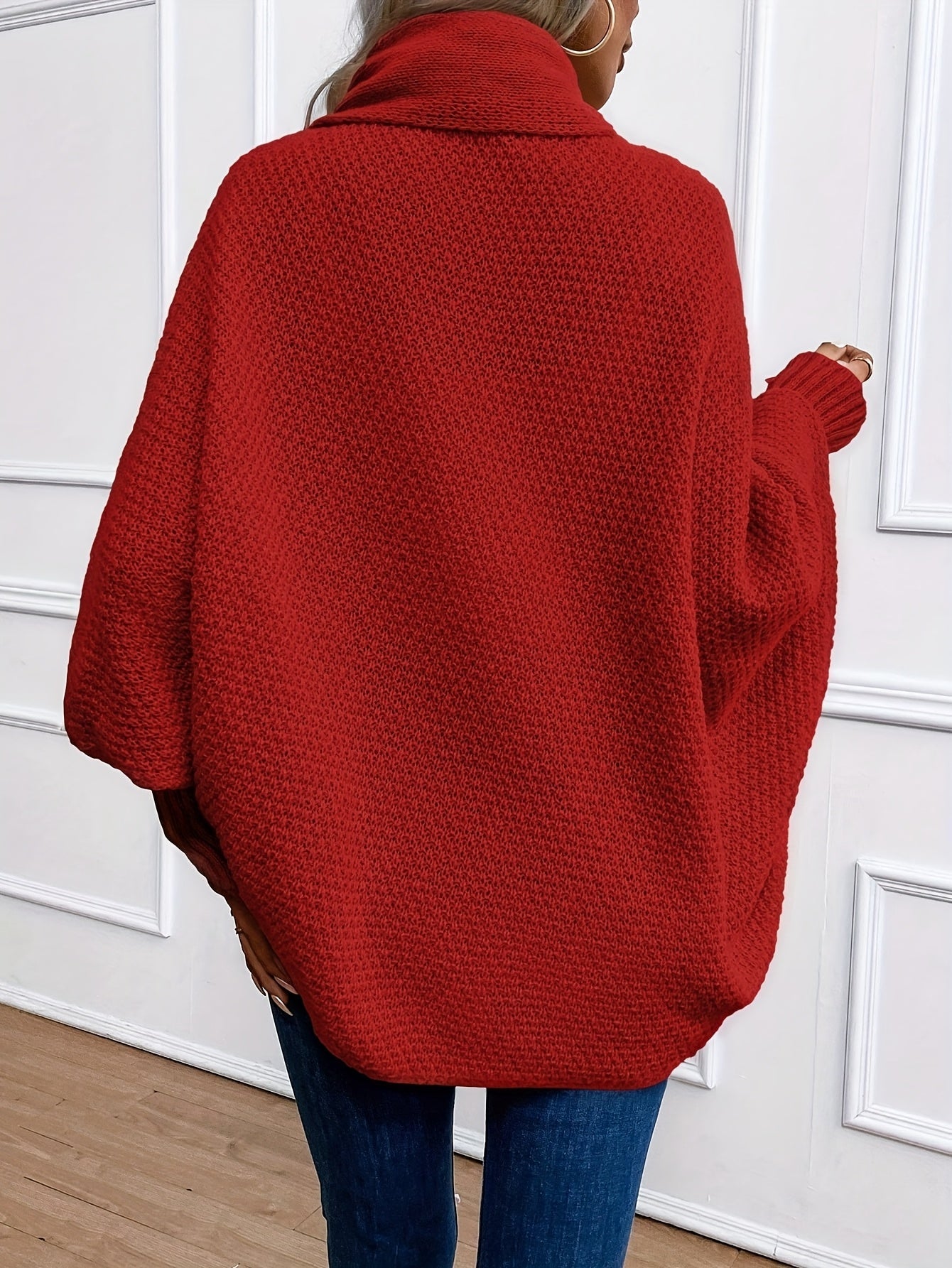 Evelina Draped Shawl-Collar Cardigan