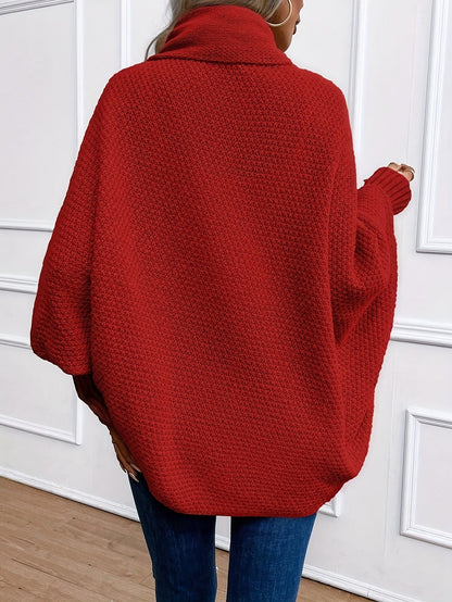 Evelina Draped Shawl-Collar Cardigan