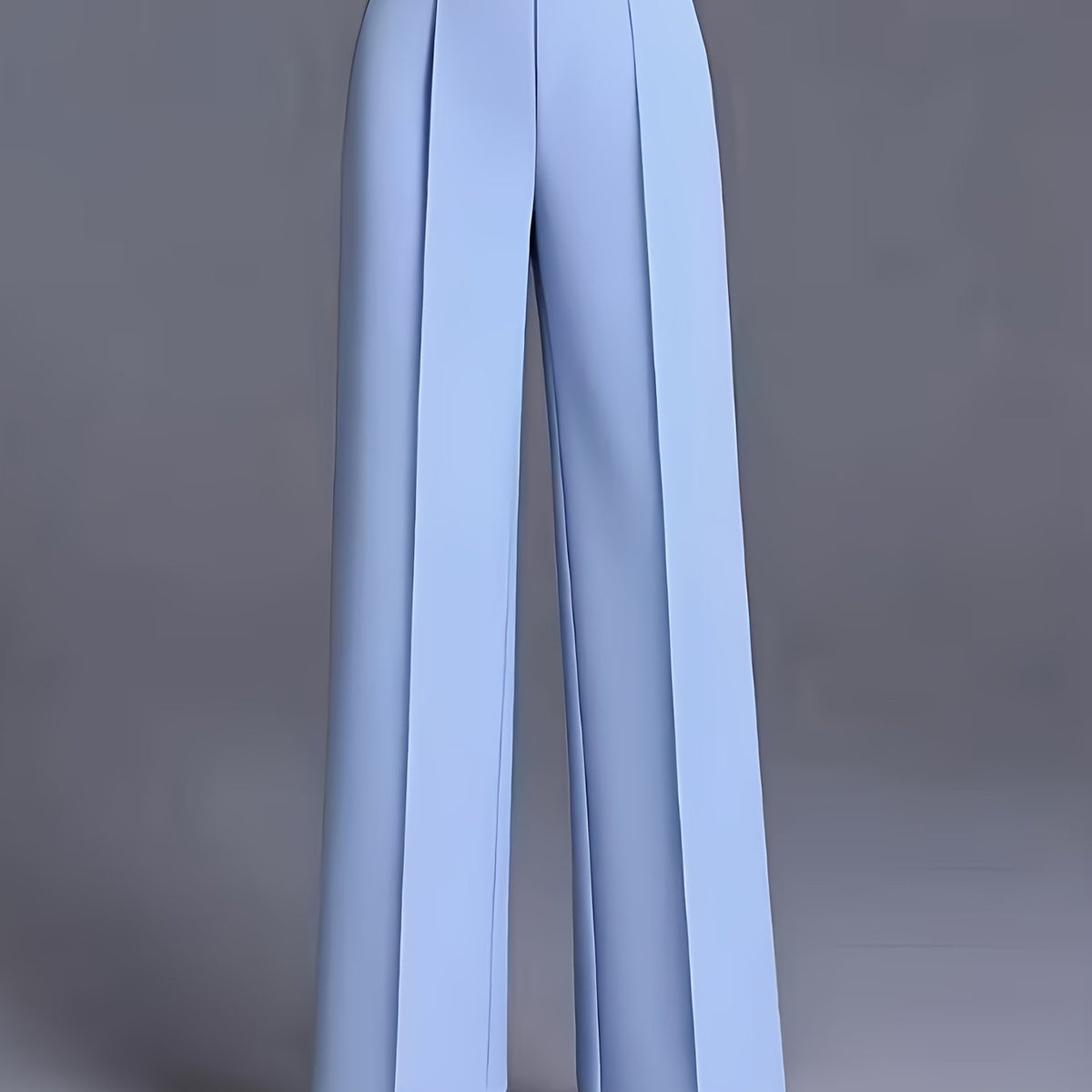 Thalia Comfortable High-Waist Wide-Leg Pants