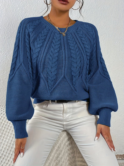 Lisandra Relaxed Cable-Knit Sweater