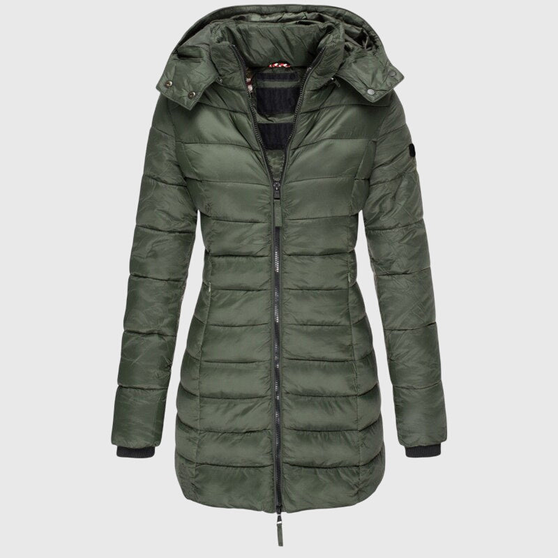 Rosamund Long Hooded Down Jacket