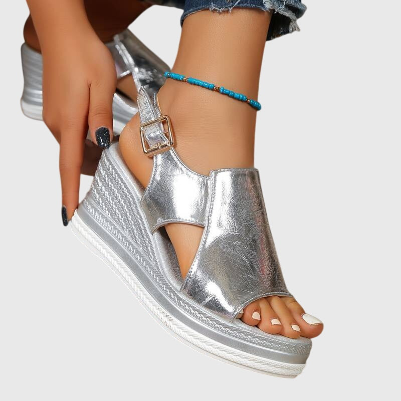 Marielle Shiny Orthopedic Sandals