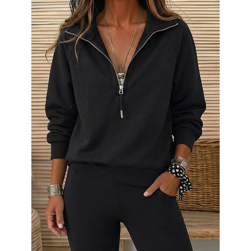 Linette Quarter-Zip Sweatshirt