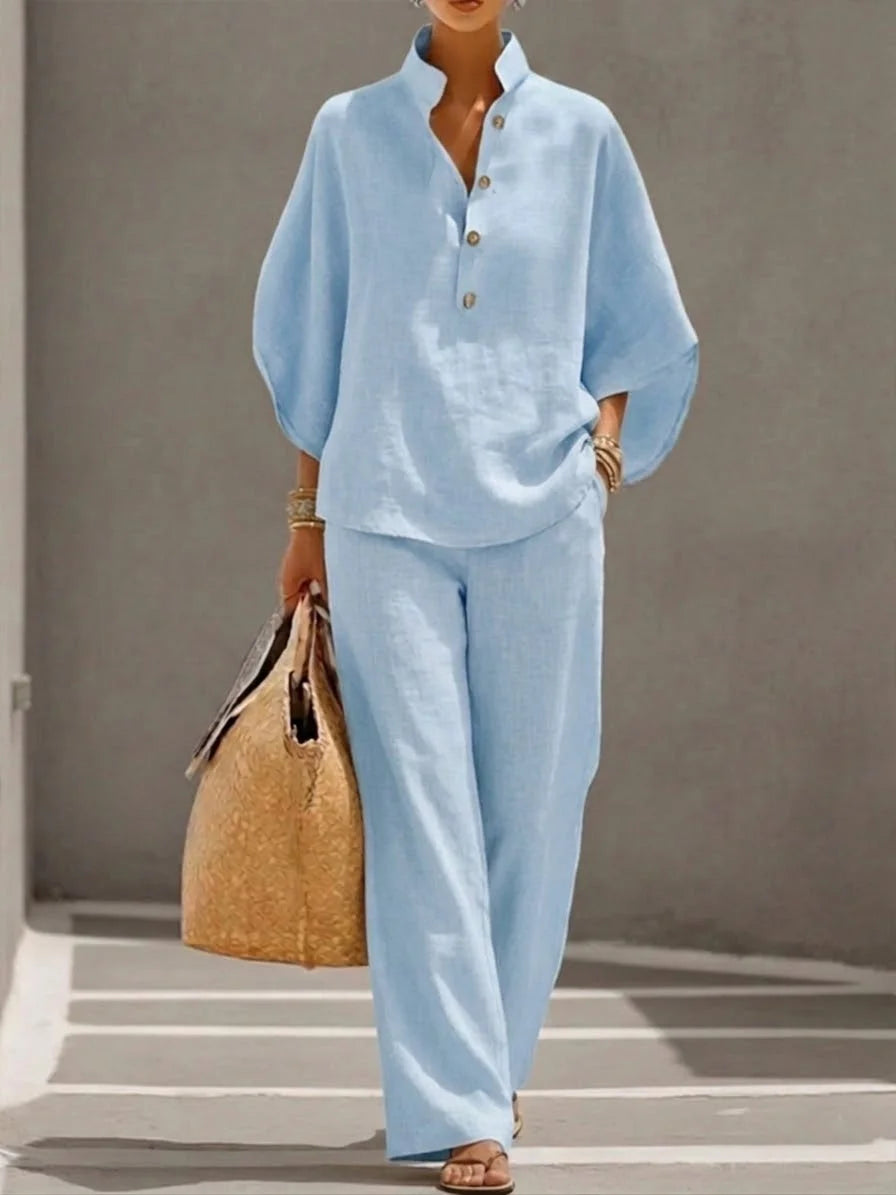 Zalia Striped Zip Sport Jumpsuit