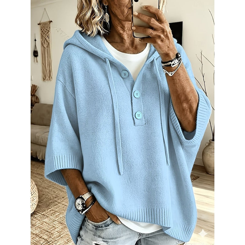Fiora Hooded Knit Sweater