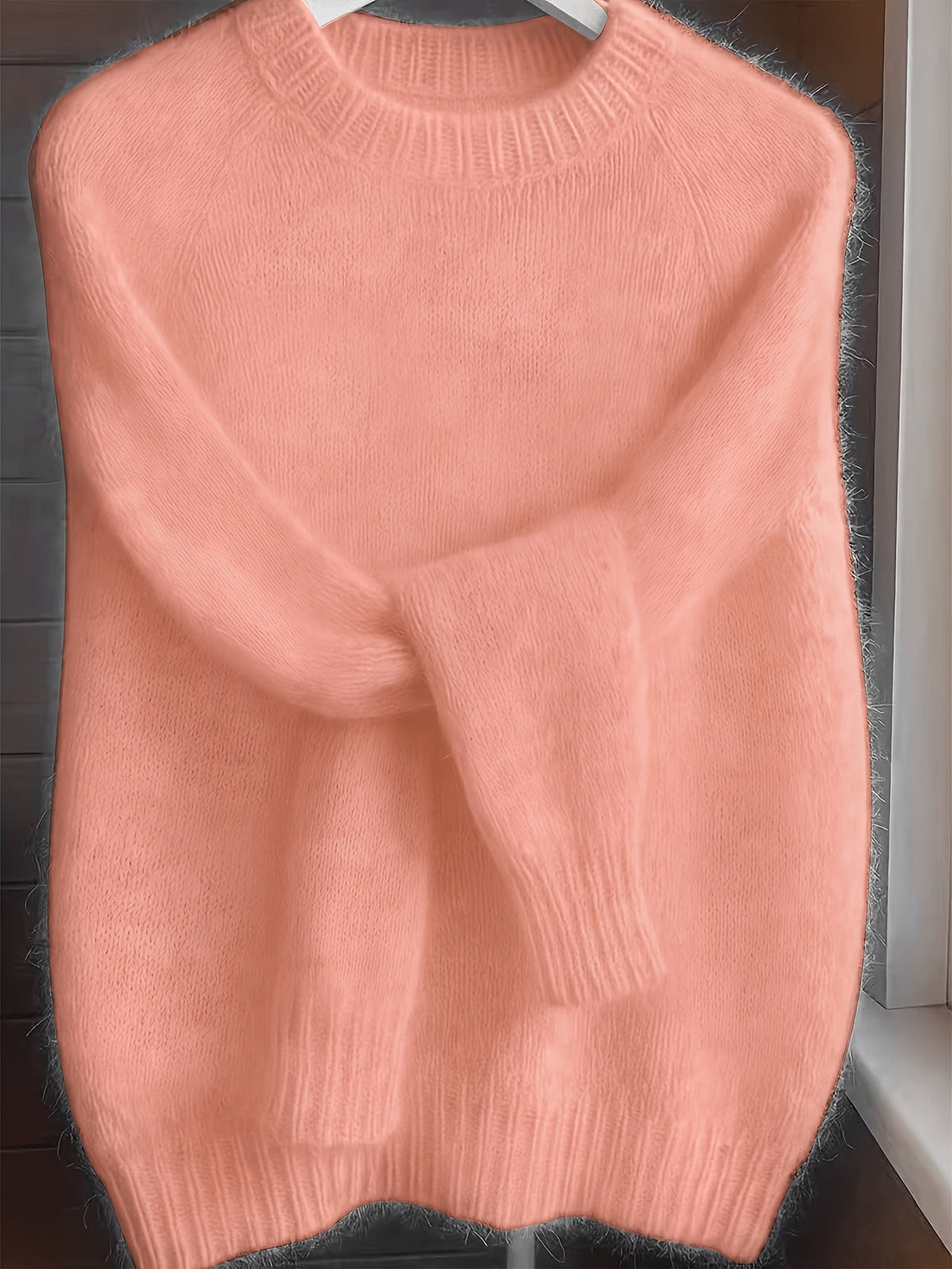Melina Textured Round-Neck Knit Sweater
