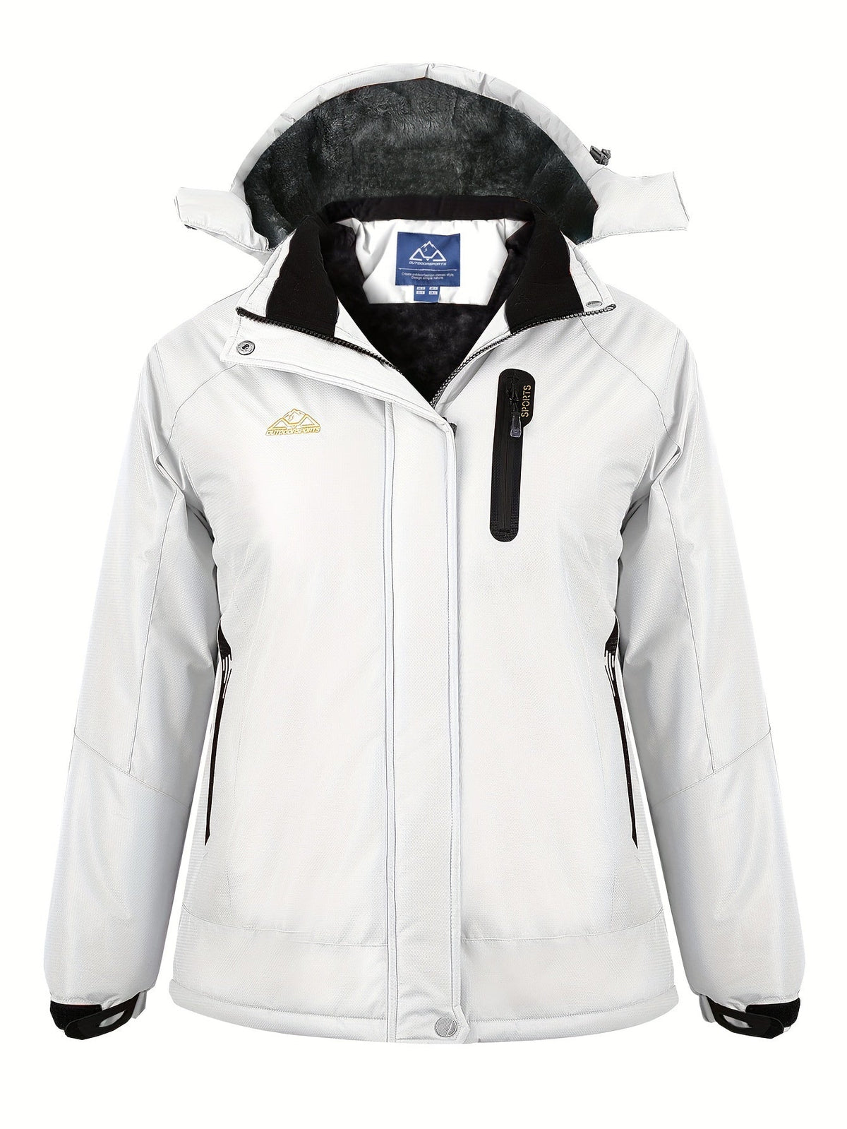 Solenne Waterproof Fleece-Lined Ski Jacket