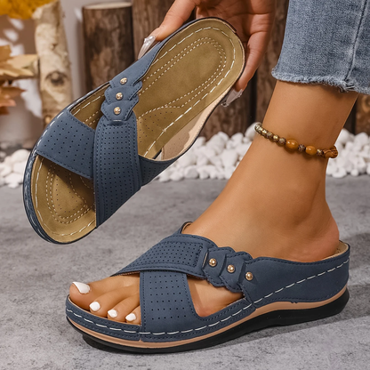 Valeria Orthopedic Wedge Sandals