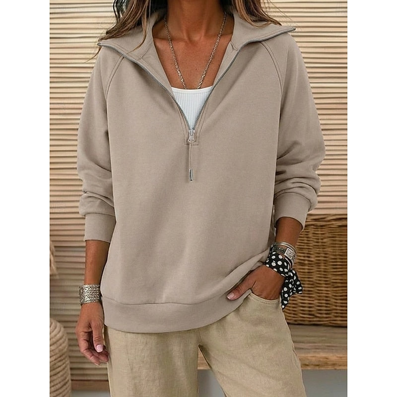Linette Quarter-Zip Sweatshirt