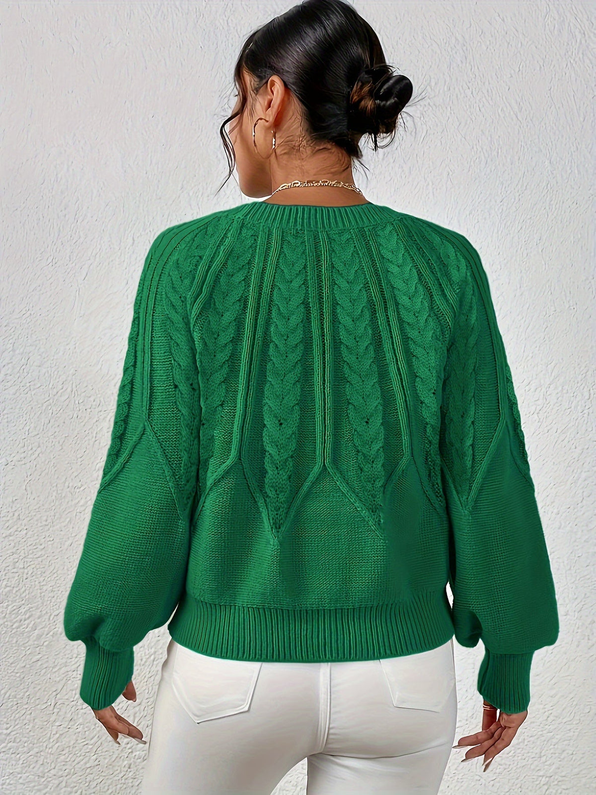 Lisandra Relaxed Cable-Knit Sweater