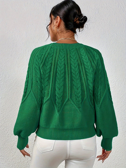 Lisandra Relaxed Cable-Knit Sweater