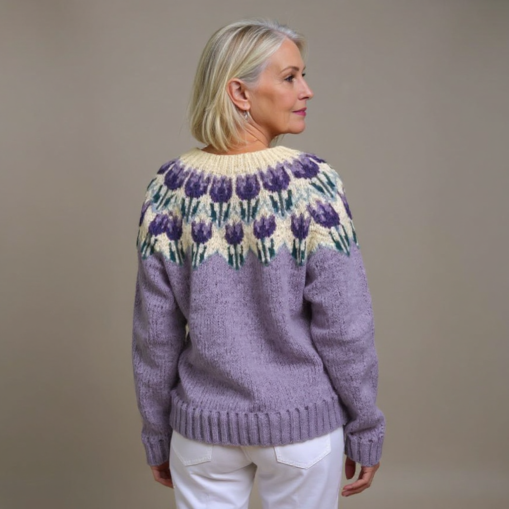 Sigrid Vintage Icelandic Knit Cardigan