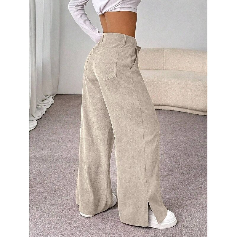 Petra Comfortable High-Waist Wide-Leg Pants