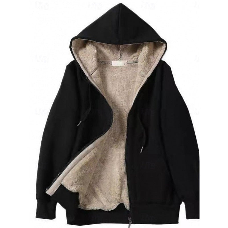 Elowyn Hooded Zip-Up Jacket