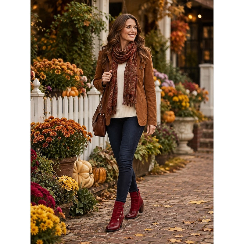 Leora Heeled Ankle Boots