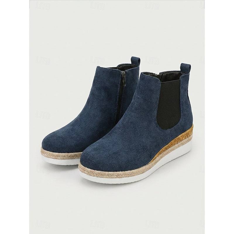 Paloma Wedge Ankle Boots