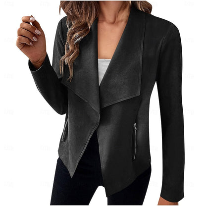 Mirabelle Draped Open-Front Jacket