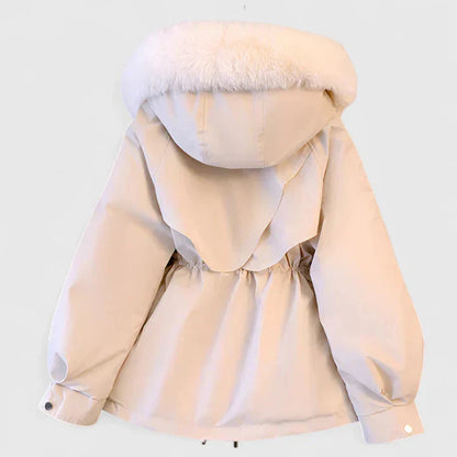Evelina Faux Fur Hooded Parka Coat