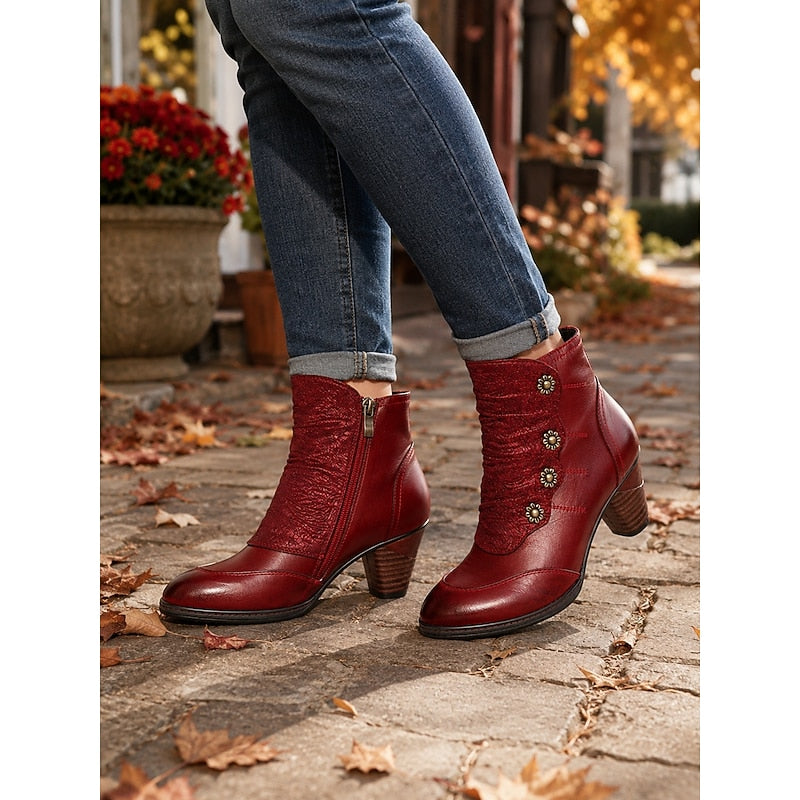 Leora Heeled Ankle Boots