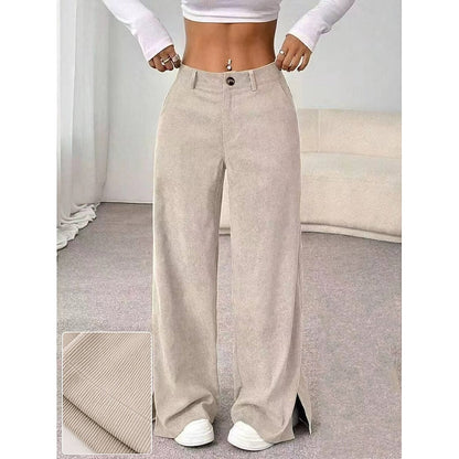 Petra Comfortable High-Waist Wide-Leg Pants