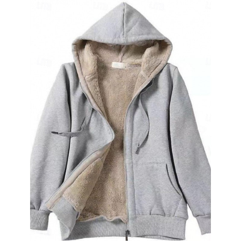 Elowyn Hooded Zip-Up Jacket