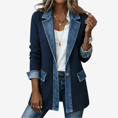 Mirelle Layered Collar Button Jacket