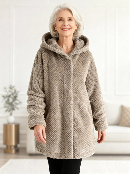 Briar Oversized Hooded Fleece Cardigan