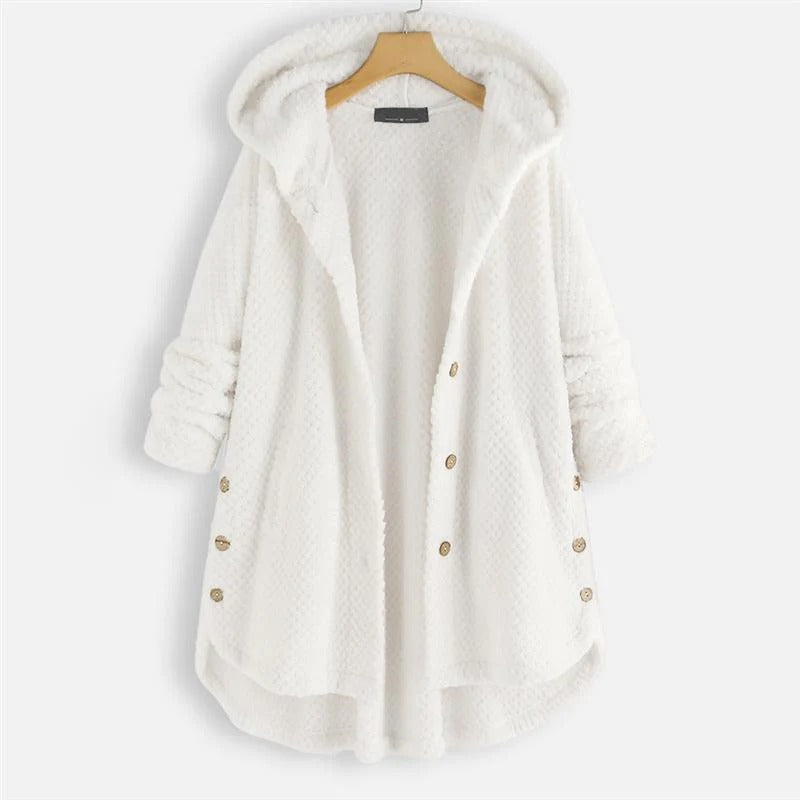 Briar Oversized Hooded Fleece Cardigan