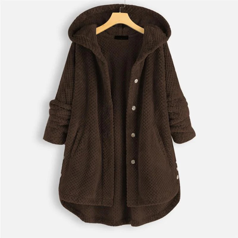 Briar Oversized Hooded Fleece Cardigan