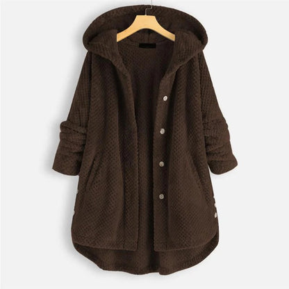 Briar Oversized Hooded Fleece Cardigan