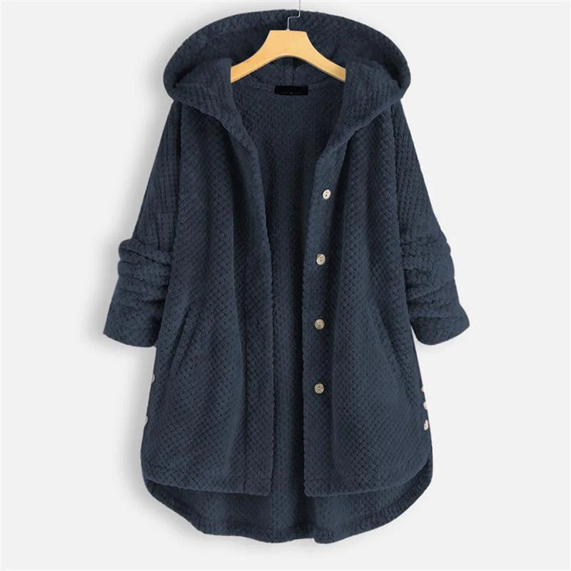 Briar Oversized Hooded Fleece Cardigan