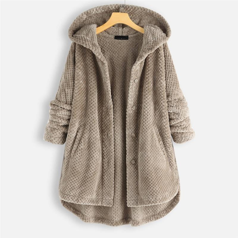 Briar Oversized Hooded Fleece Cardigan
