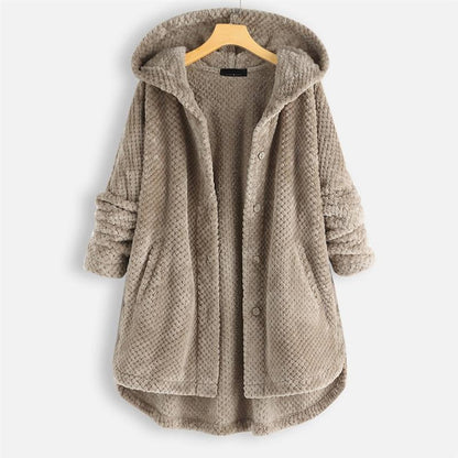 Briar Oversized Hooded Fleece Cardigan