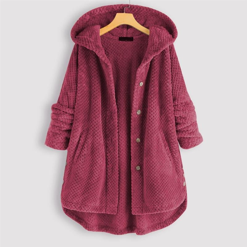 Briar Oversized Hooded Fleece Cardigan