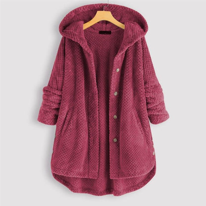 Briar Oversized Hooded Fleece Cardigan