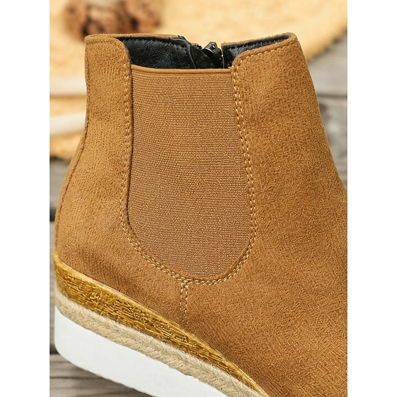 Paloma Wedge Ankle Boots