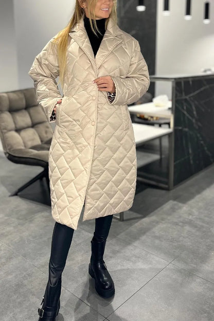 Isabeau Quilted Longline Coat