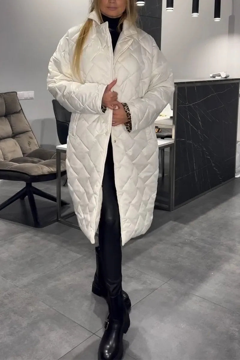 Isabeau Quilted Longline Coat