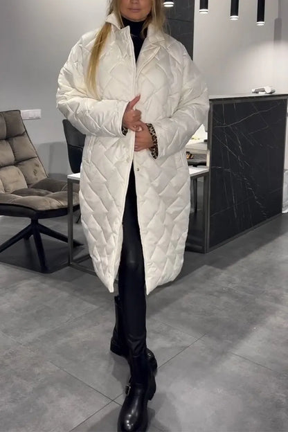 Isabeau Quilted Longline Coat