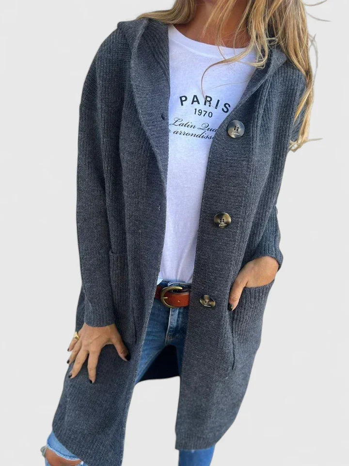 Sylvana Ribbed Knit Duster Cardigan