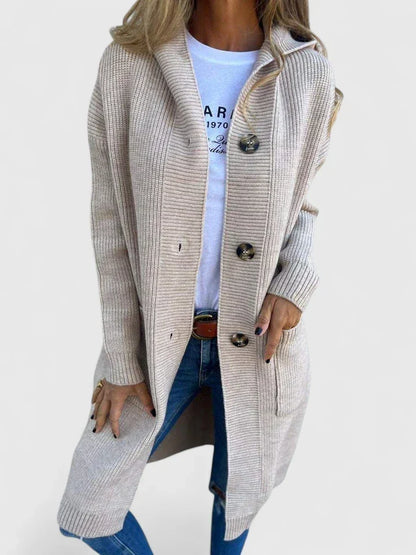 Sylvana Ribbed Knit Duster Cardigan