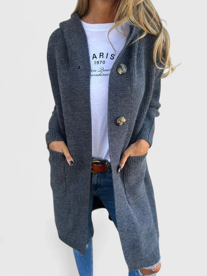 Sylvana Ribbed Knit Duster Cardigan