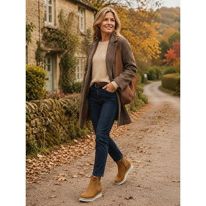 Paloma Wedge Ankle Boots