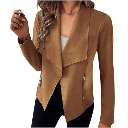 Mirabelle Draped Open-Front Jacket