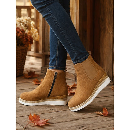Paloma Wedge Ankle Boots