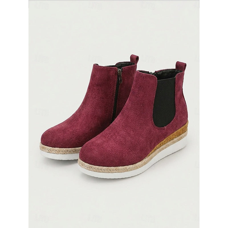 Paloma Wedge Ankle Boots
