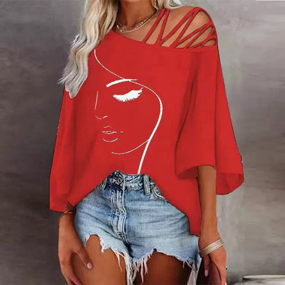 Violetta Artline Shoulder Top