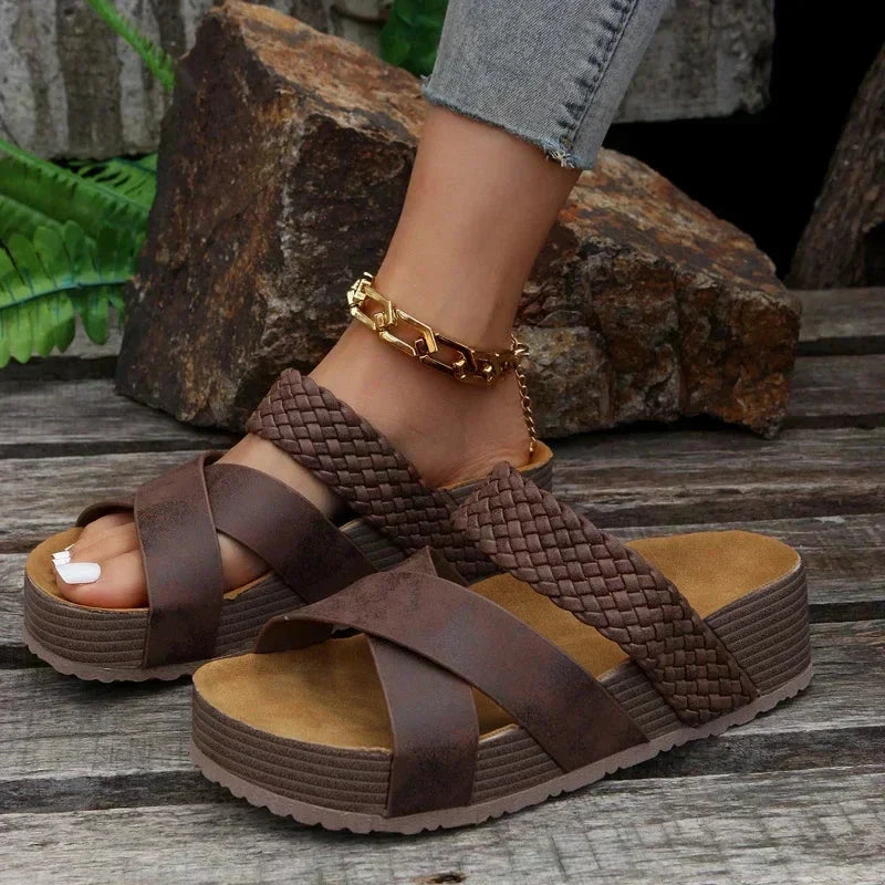 Adelina Retro Orthopedic Sandals