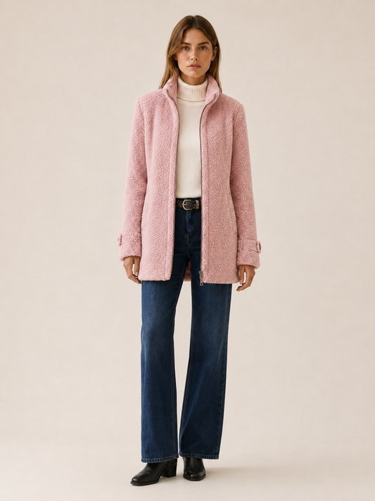 Anneliese Zip-Front Fleece Jacket